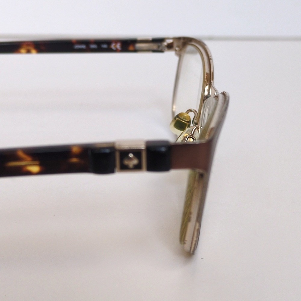 Kate Spade Eye Glasses Jonae 09Q Frames ONLY Brown Copper Tortoise 140 52-16-140 - Picture 3 of 7